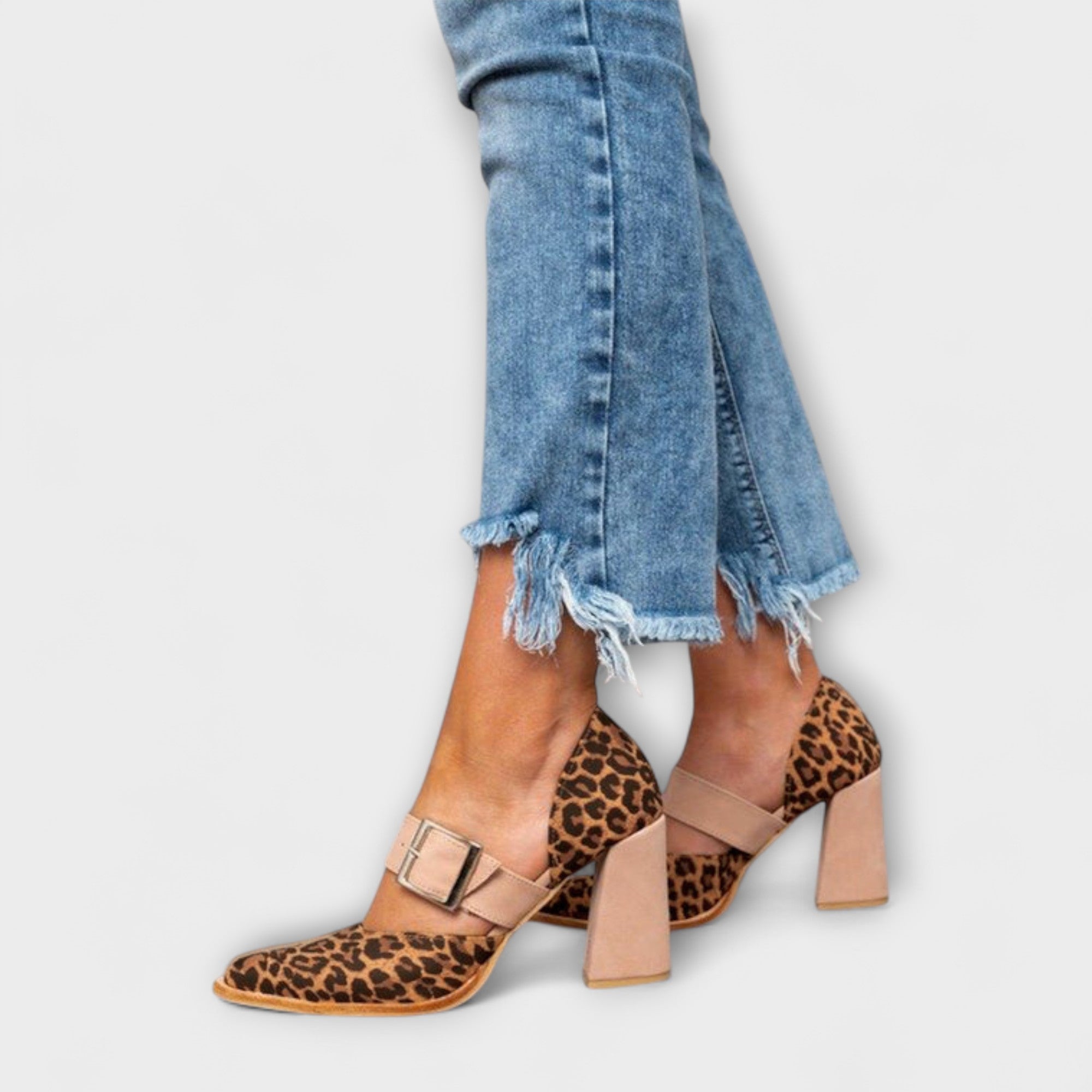 Jessica – Luipaardpatroon Chunky Hakken