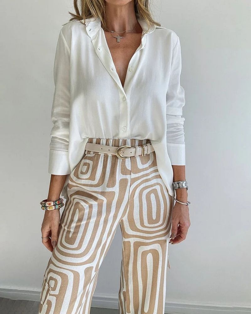 CANDELA - BLOUSE EN BROEK SET