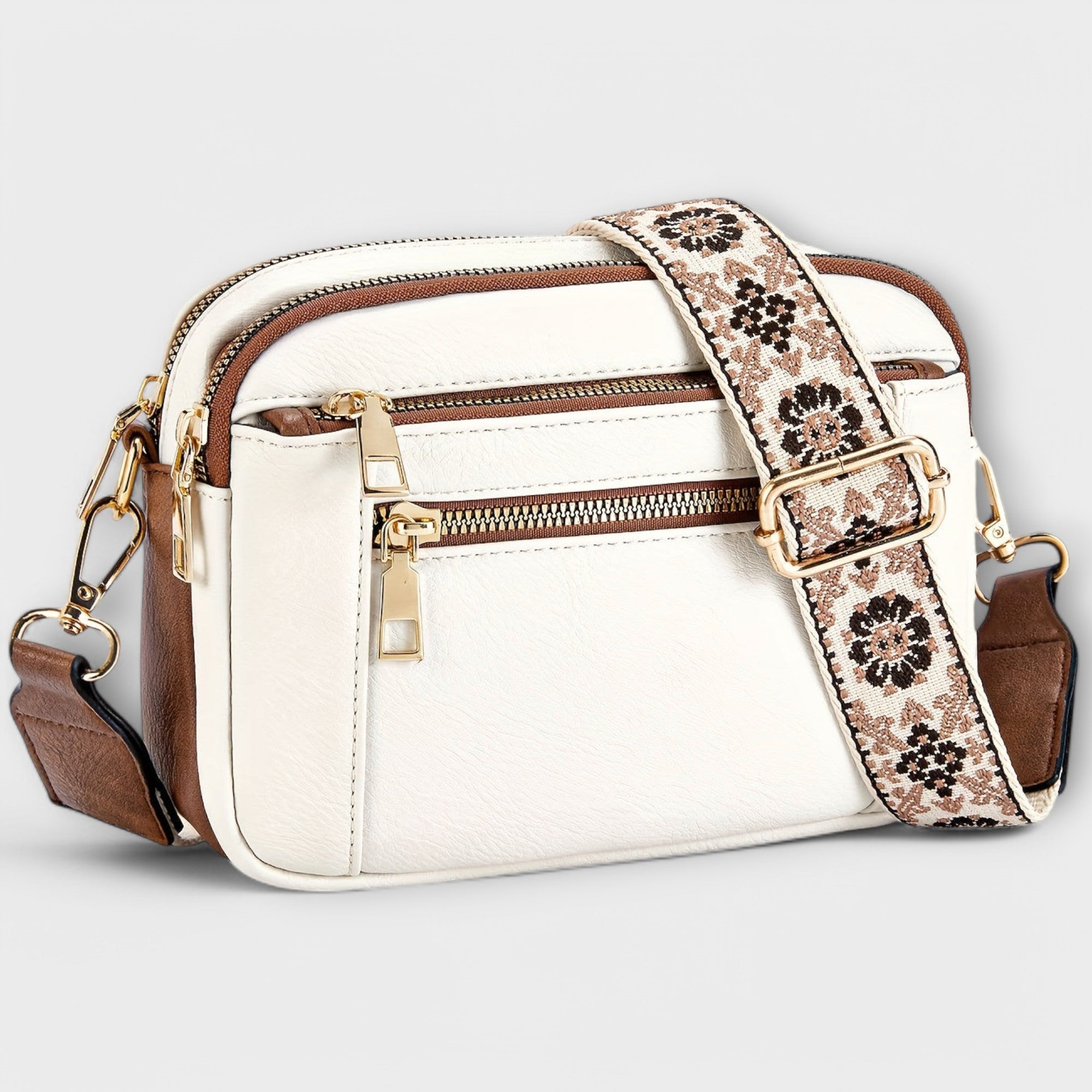 Lora. - Crossbody Tas van vegan leer