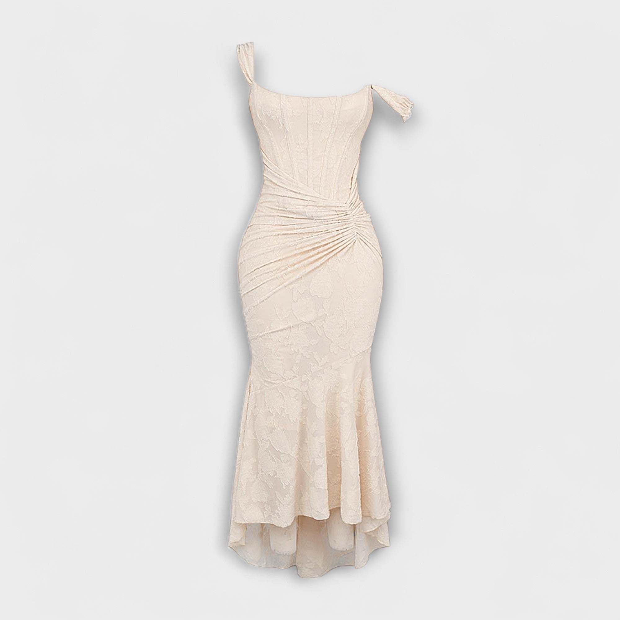 Renske - Lange jurk met elegante en verfijnde korsetten