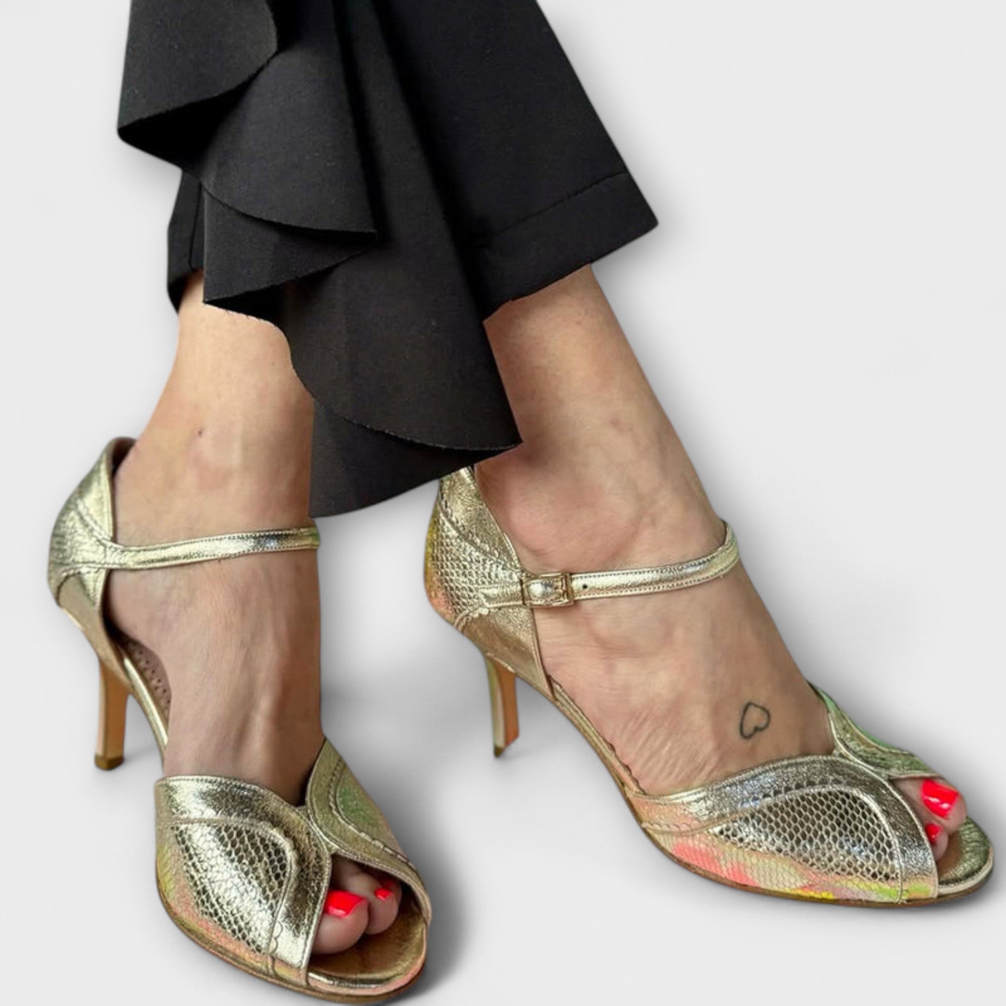 Maria - Gouden Stiletto-hakken