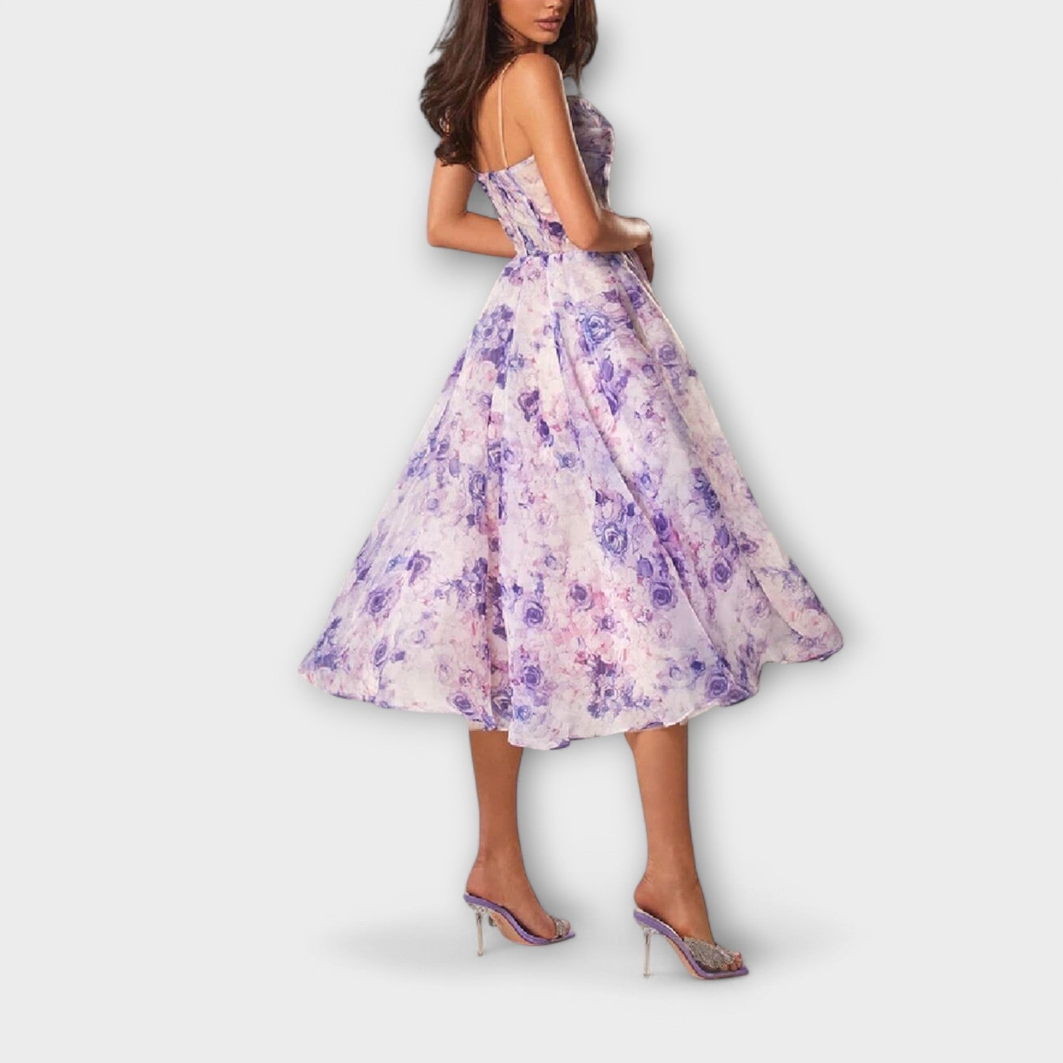 Elegante Chiffon Midikleed