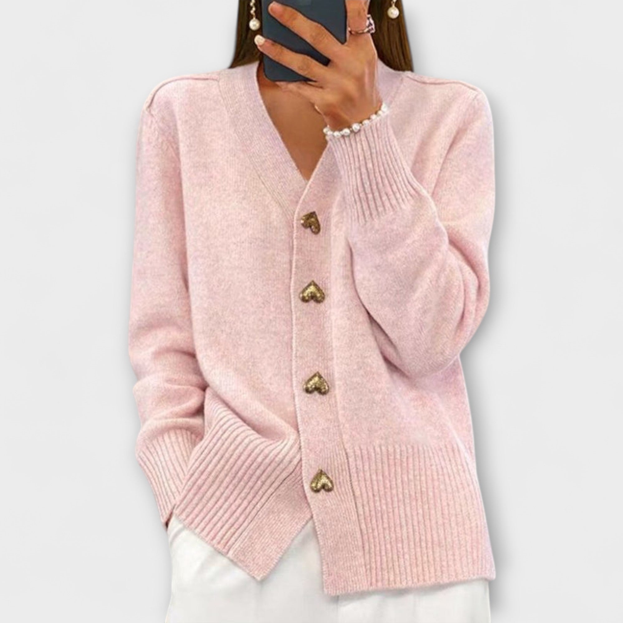 Marij – Damestrui met V-hals in vintage-look