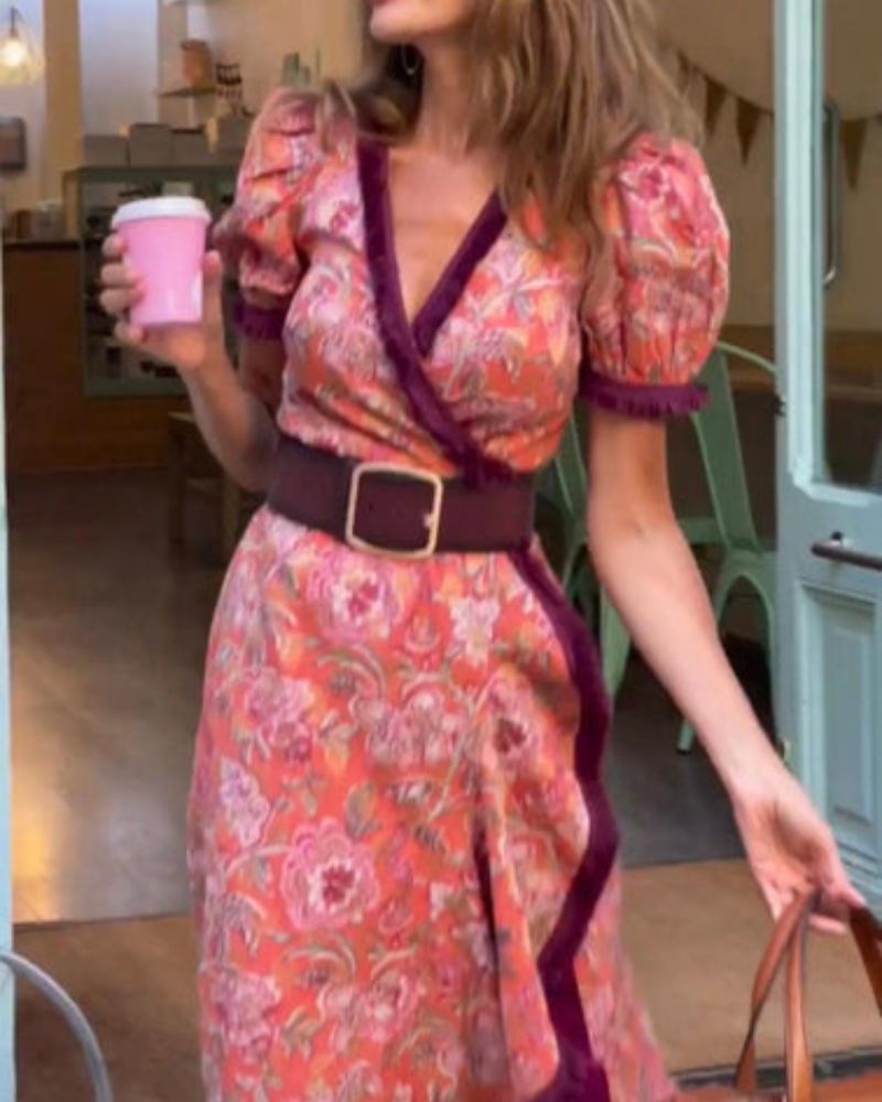 PIANE - ELEGANTE ROZE JURK