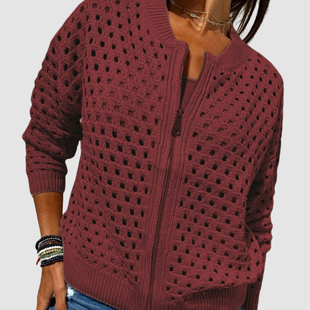 Denise - gebreid vest