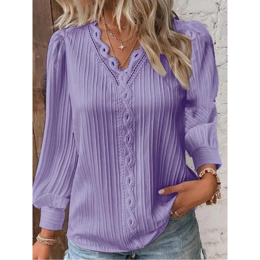 Camillia™ | Elegante Pintuck Blouse