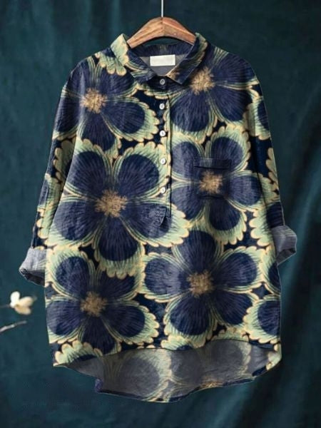 SERAPHINA I RETRO-BLOEMENBLUSE