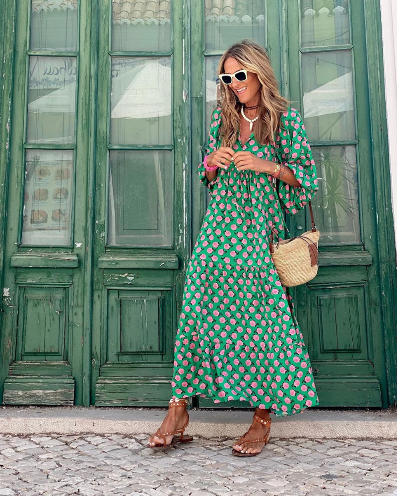 SANDY - COMFORTABEL EN TRENDY LANG JURK