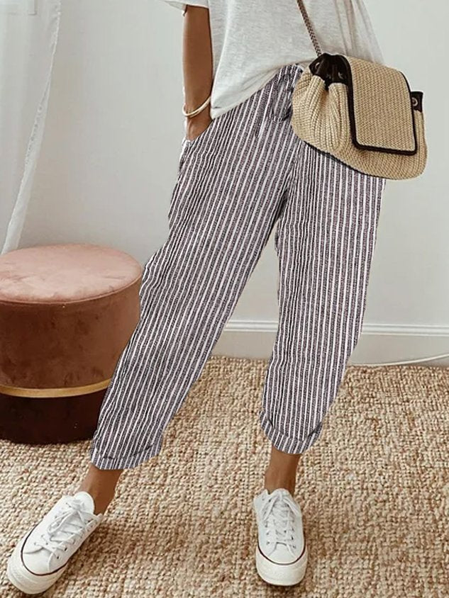 Lucy - Stijlvolle Lichtgewicht Linnen Broek
