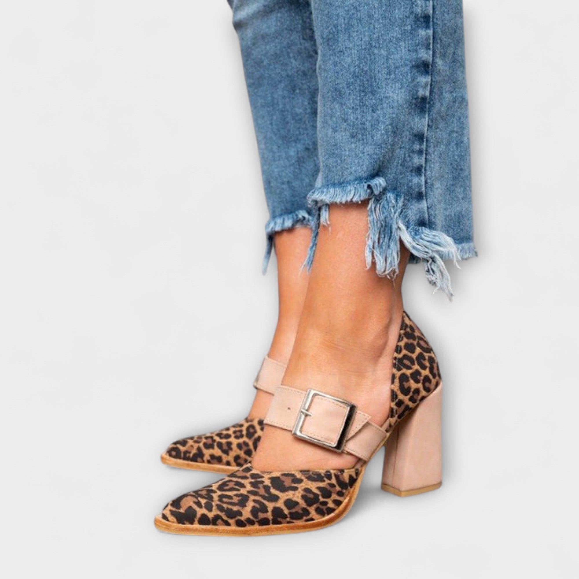 Jessica – Luipaardpatroon Chunky Hakken