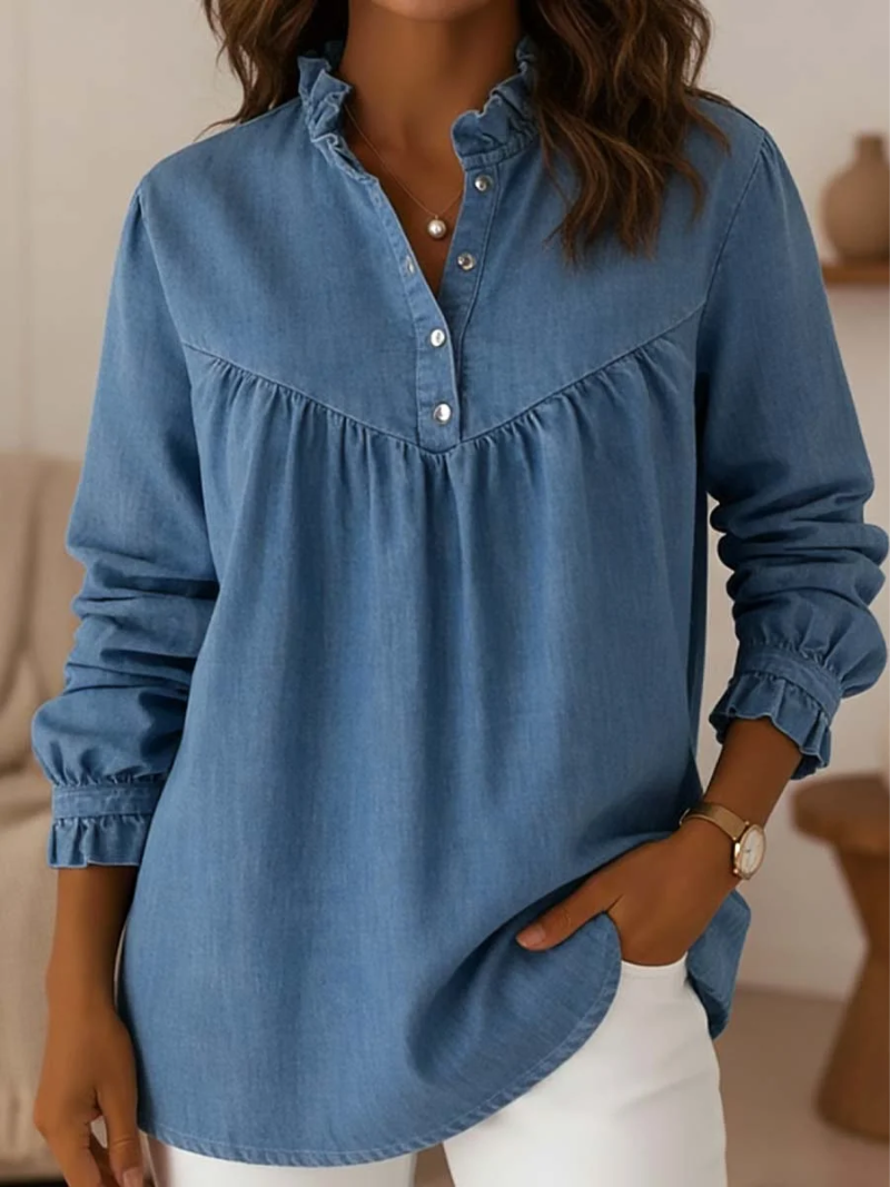 Evi – Blus med knappar