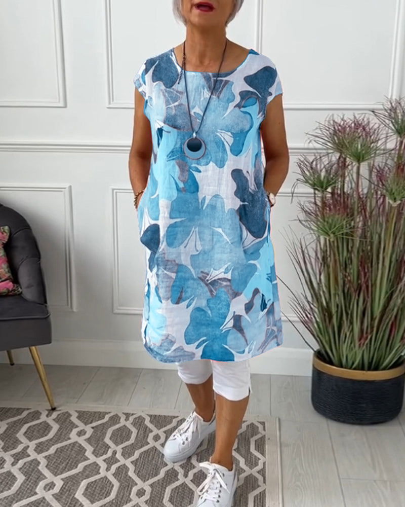 KLARISSA I LANGE BLOEMENBLUSE