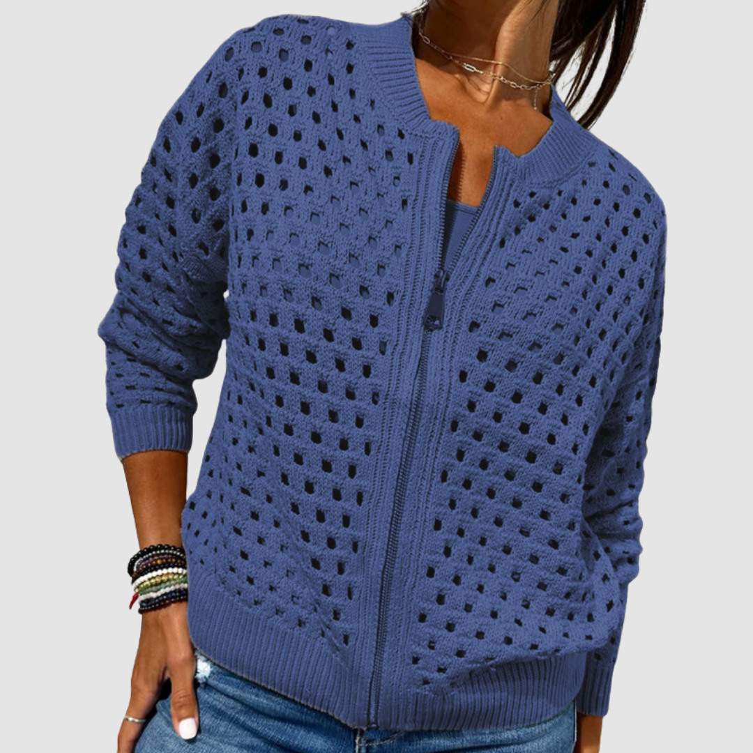 Denise - gebreid vest