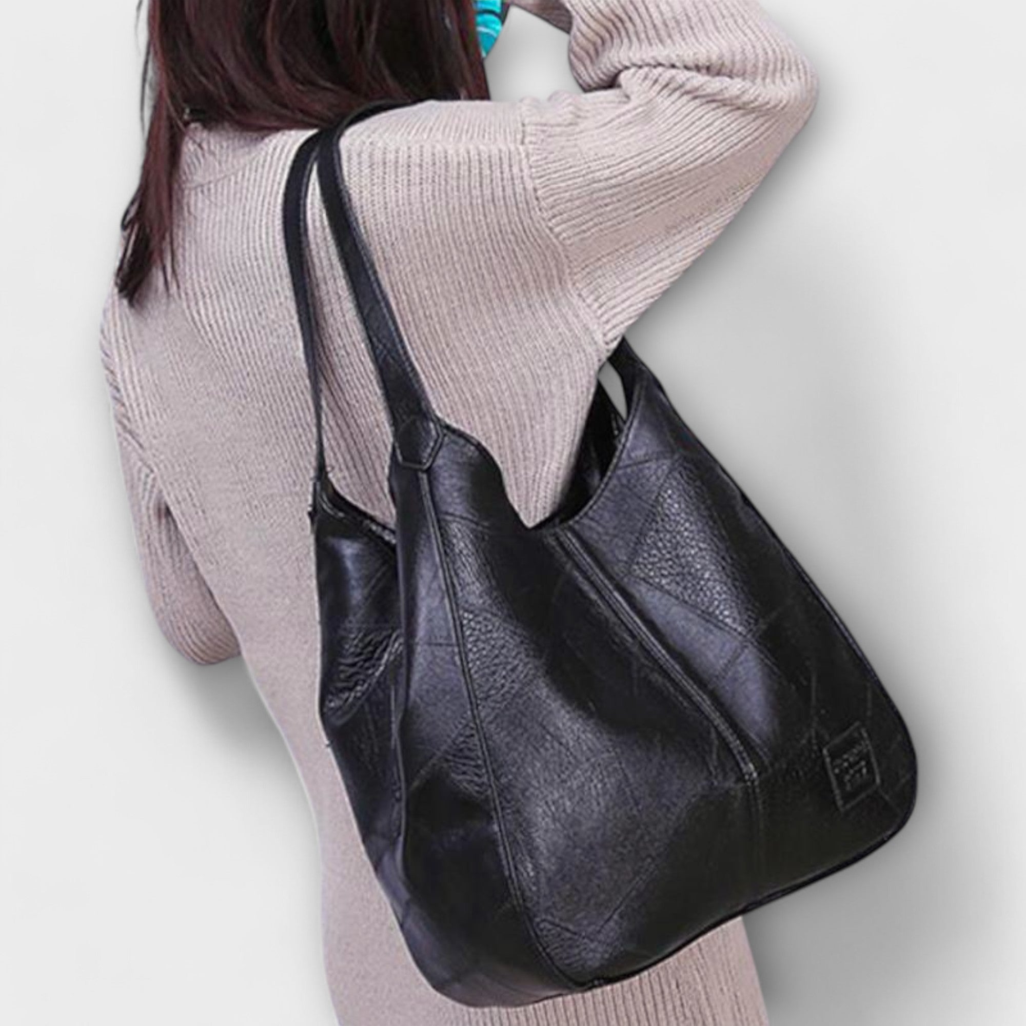 Lora. - Vintage Leren Tas