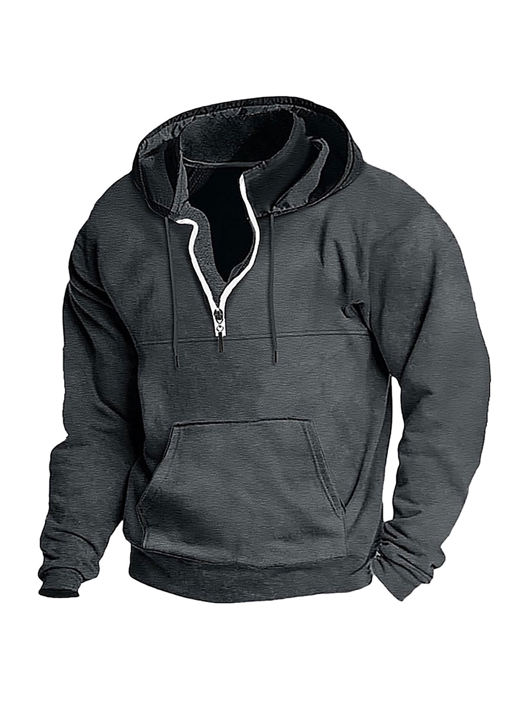 Shane – Hoodie met halve rits