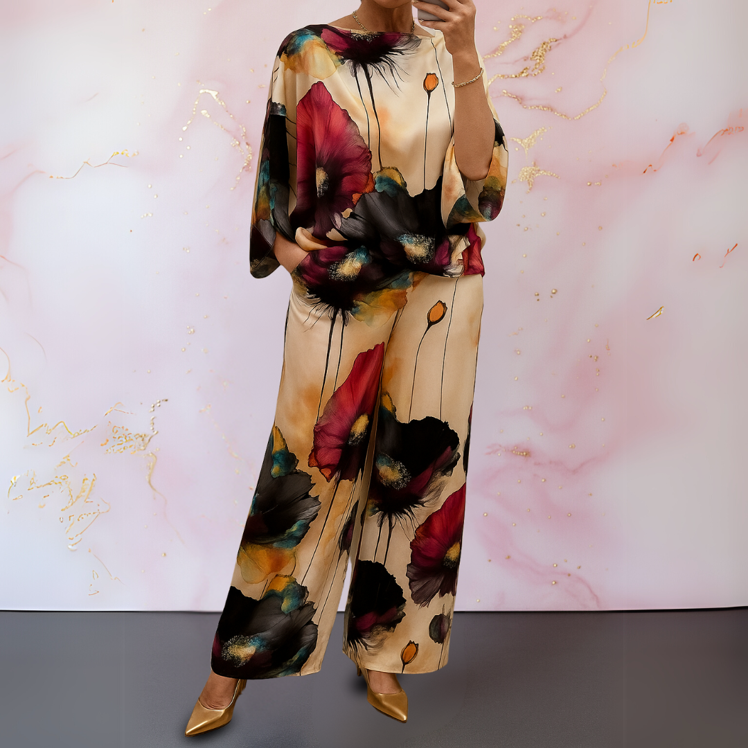 Moniek – Tweedelige bloemen set