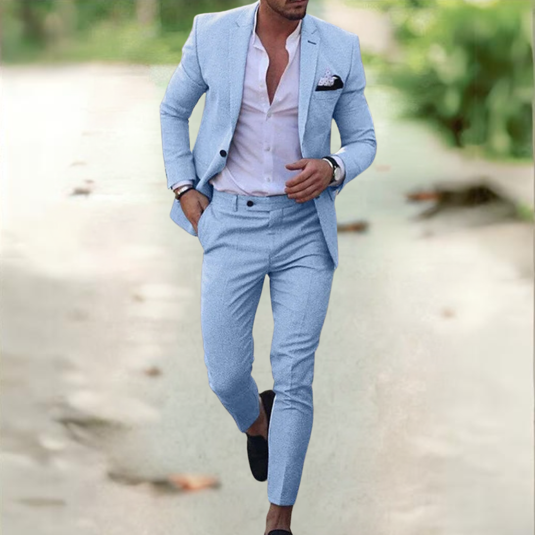 Simone - Elegante Mannen Combinatie (Jasje + Broek)