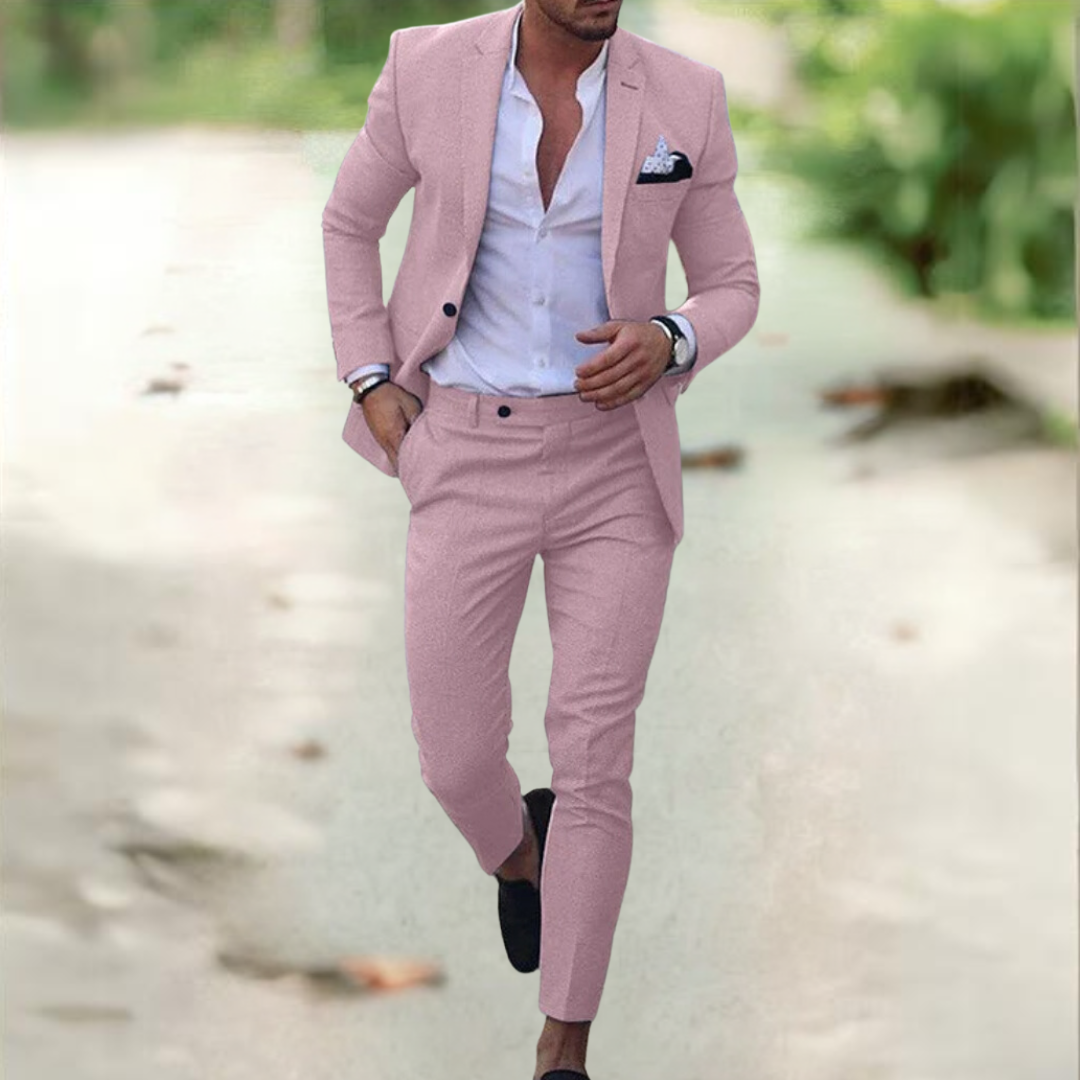 Simone - Elegante Mannen Combinatie (Jasje + Broek)