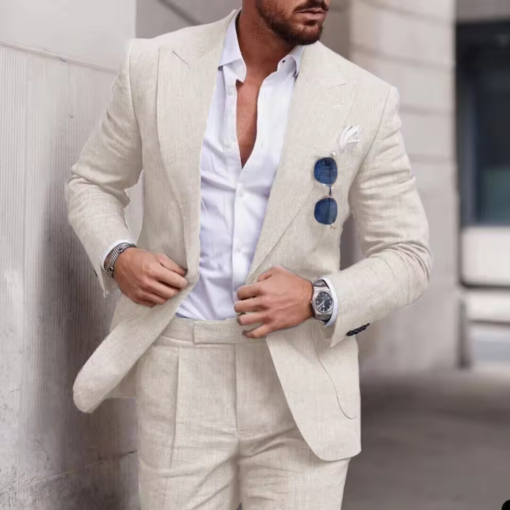 Michael™ | Elegante herenoutfit (Jasje + Broek)