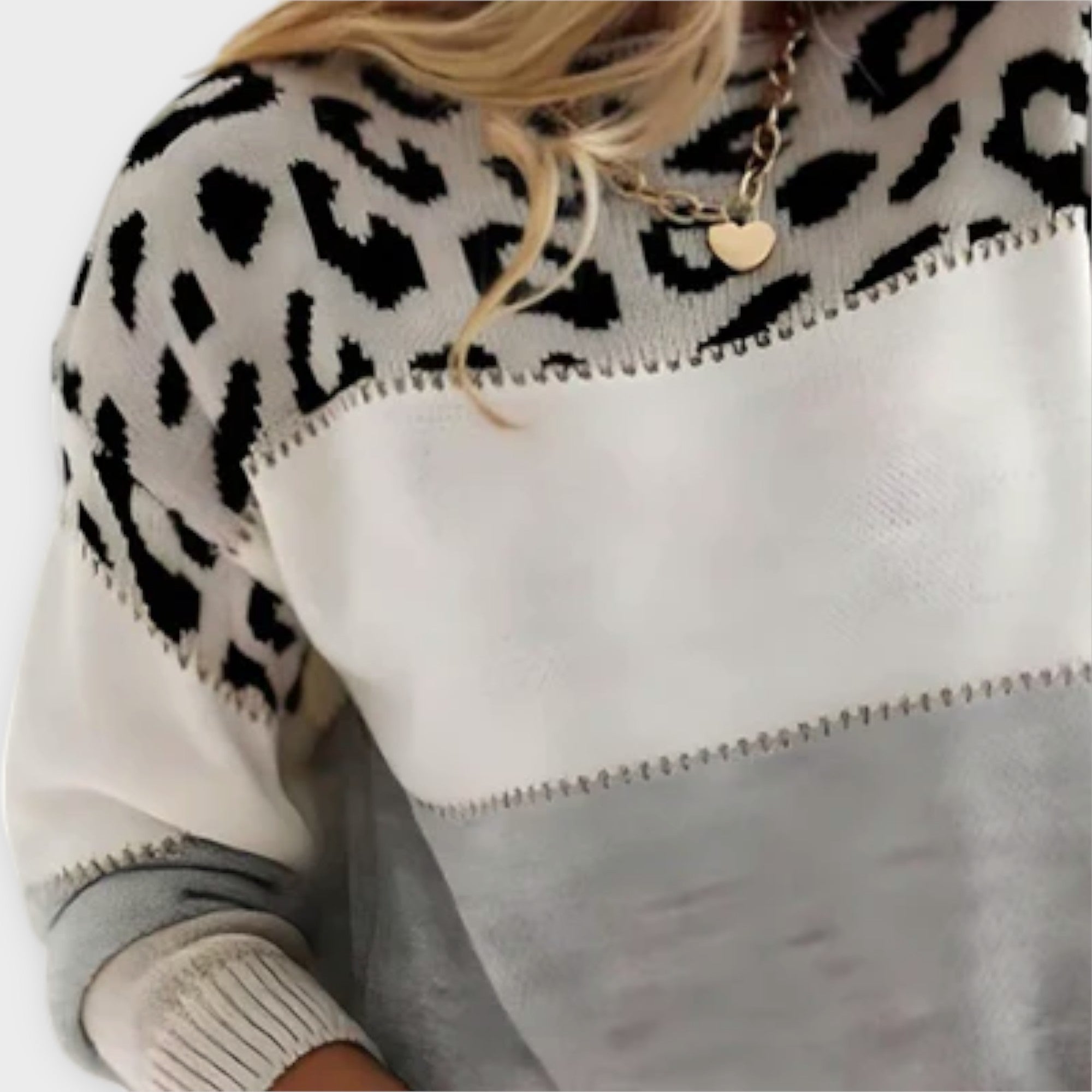 Cheyenne - Casual Trui met Leeuwendesign