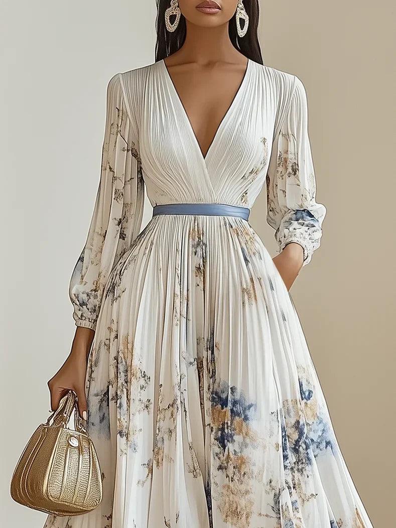 Bristol - Bloemen Patchwork Bohemian Maxi Jurk