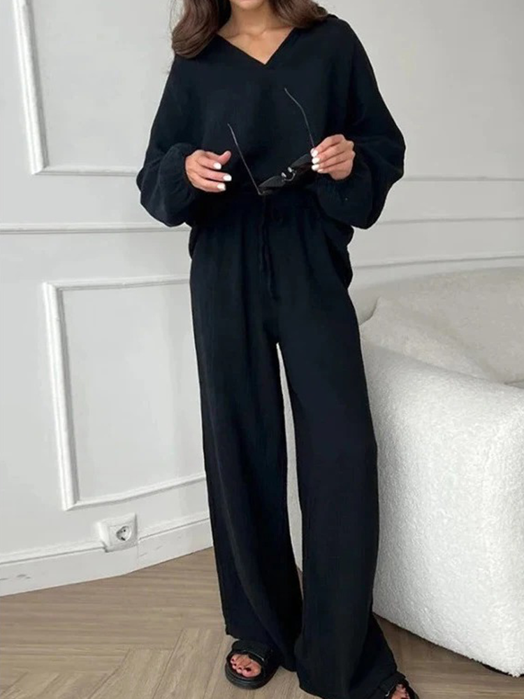 Zaya | Straight Fit Luxe Loungeset