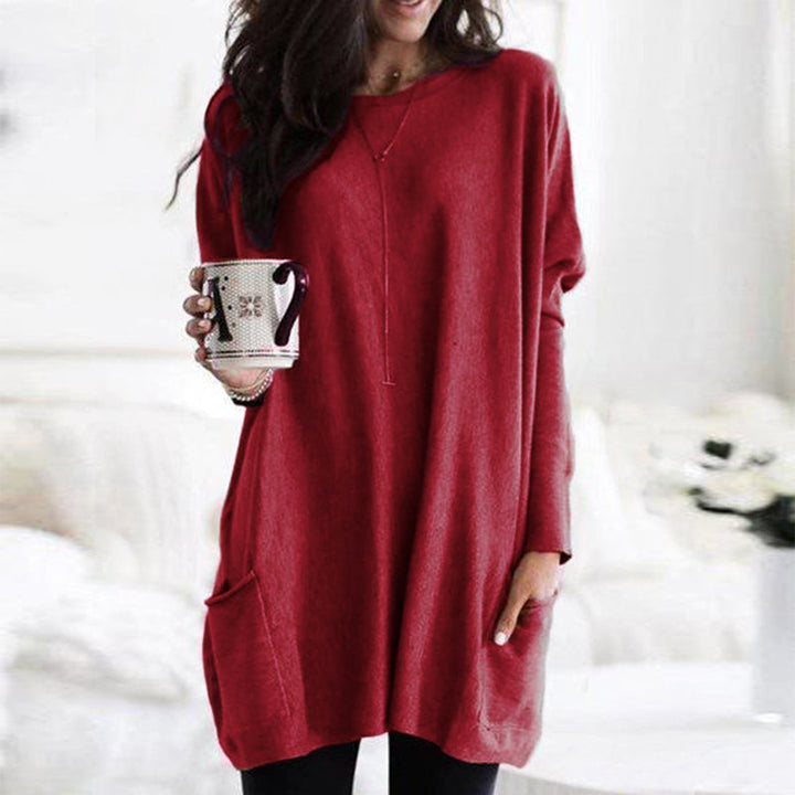 Elise – Relaxte top met zakken