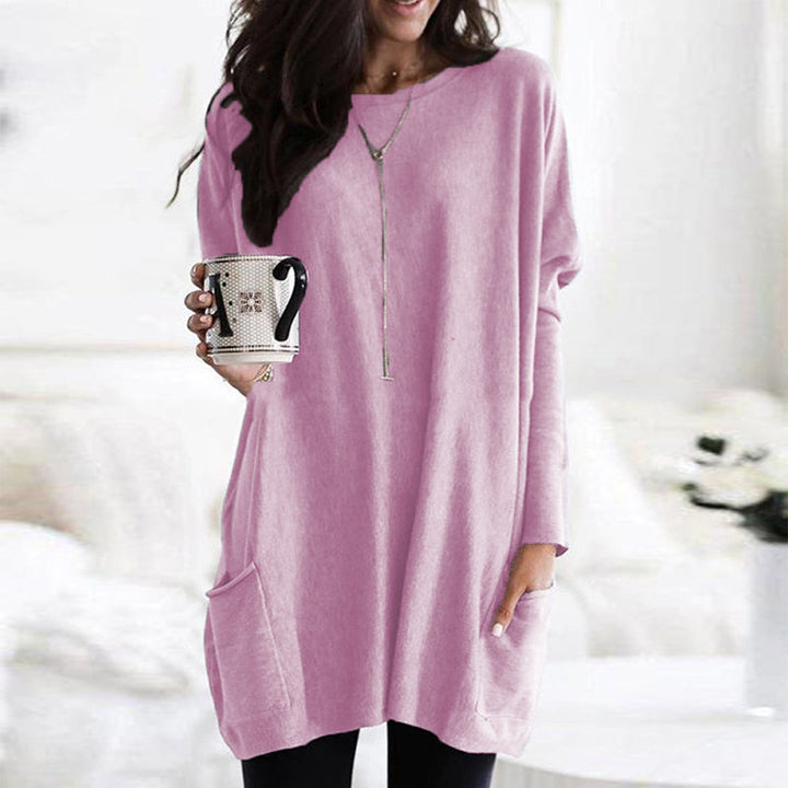 Elise – Relaxte top met zakken