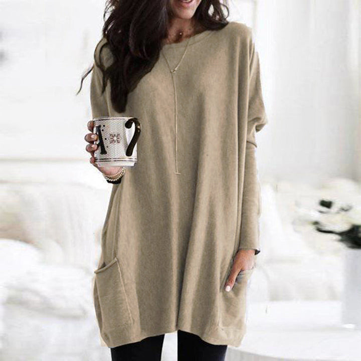 Elise – Relaxte top met zakken