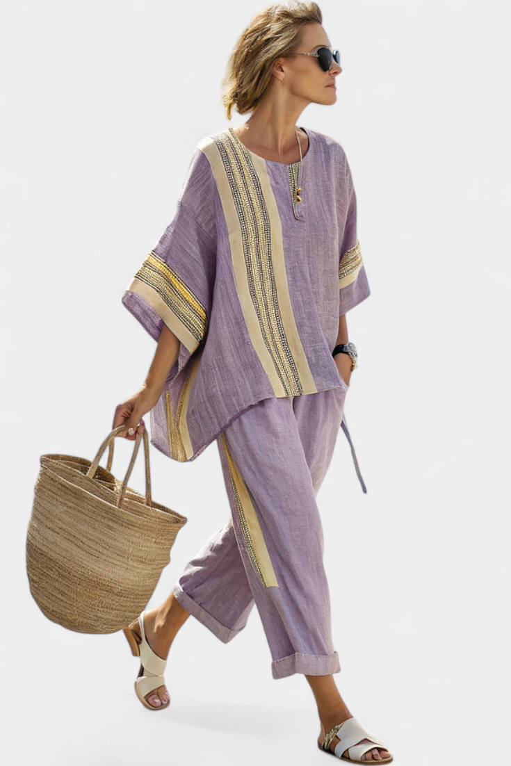 Noa – Tweedelige Set met Boho-accenten