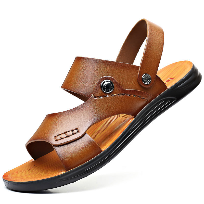 Bryon - Avenwood Ledersandalen