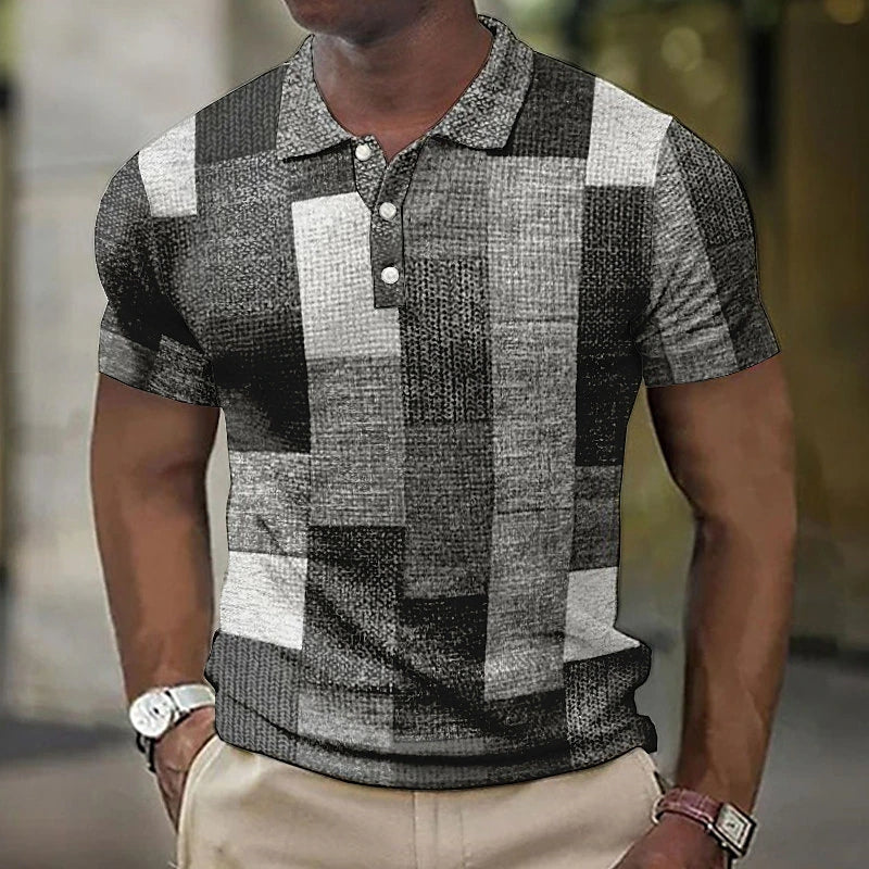 Hofman™ MULTIKLEUR POLO IN MODERNE STIJL