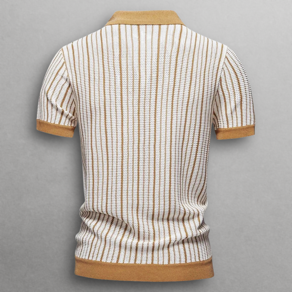 Sandro – Gebreid Polo Shirt
