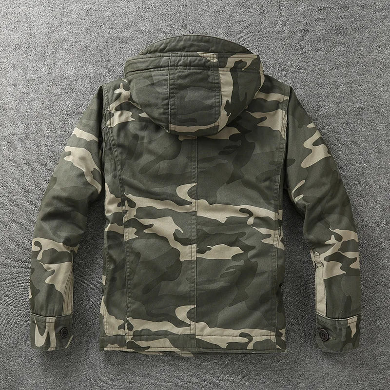 Mark – Camo jas met capuchon