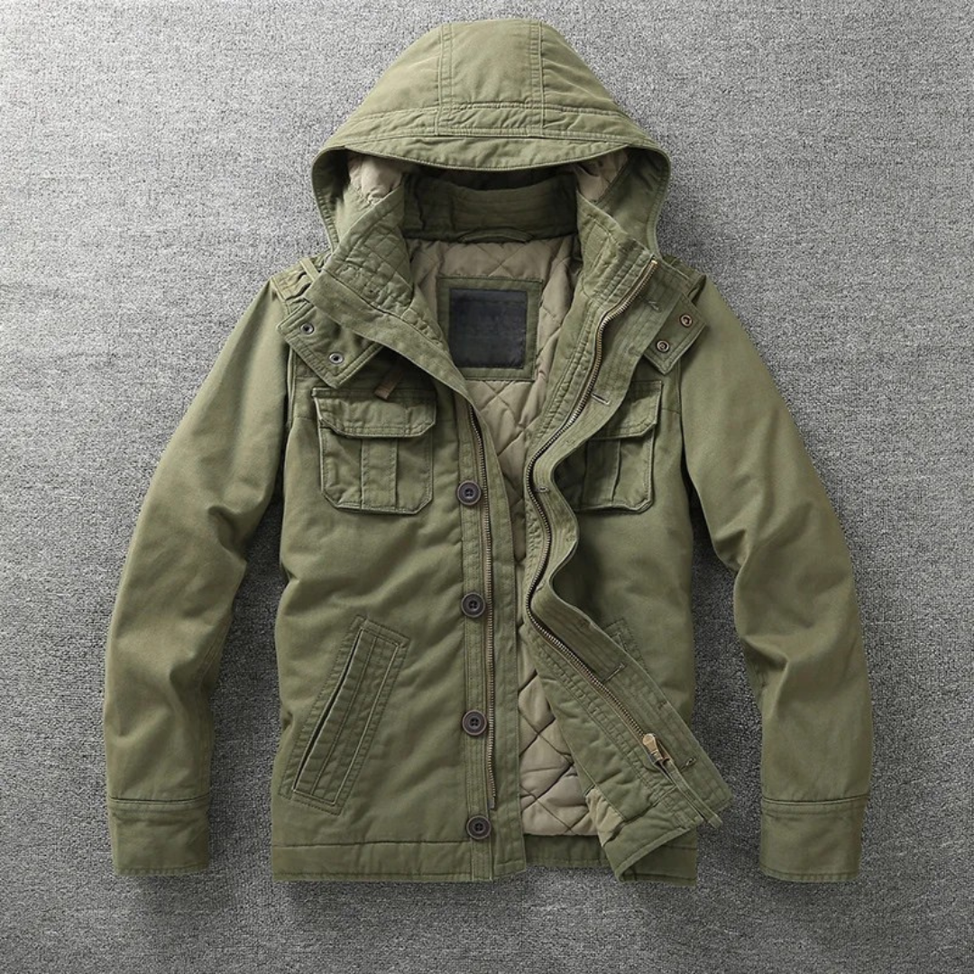 Mark – Camo jas met capuchon