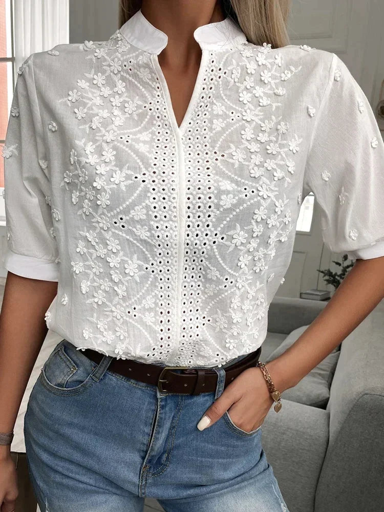 Leah™ | Klassevolle Elegante Blouse