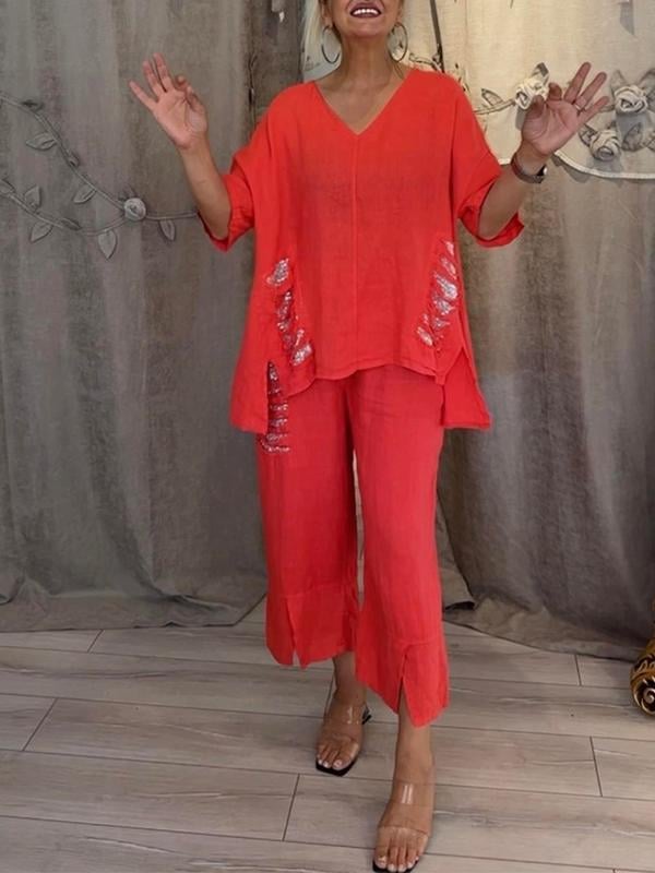 Demi™ Set – Luchtige Tweedelige Zomerset met Unieke Details
