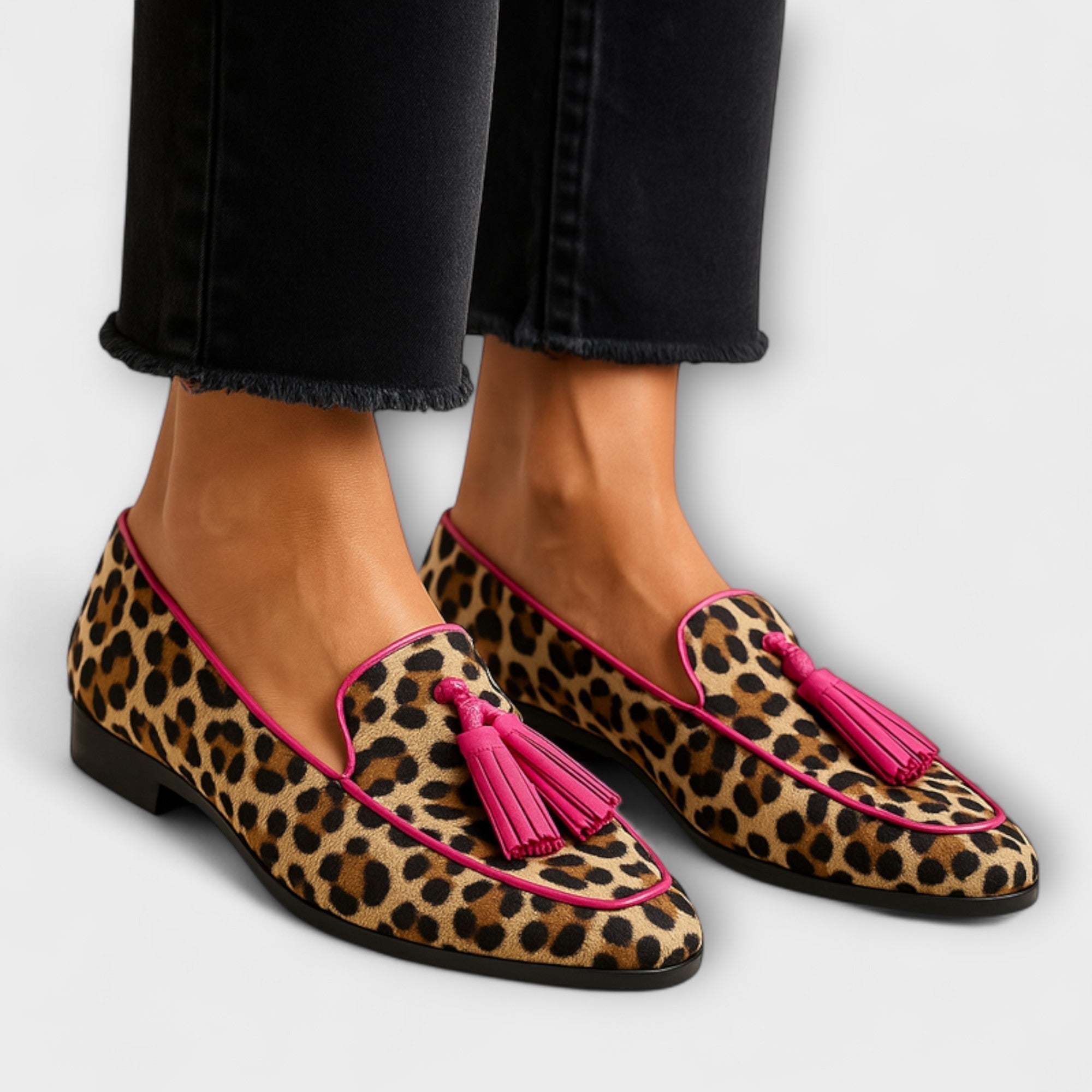 Lana - Loafers med Fransar