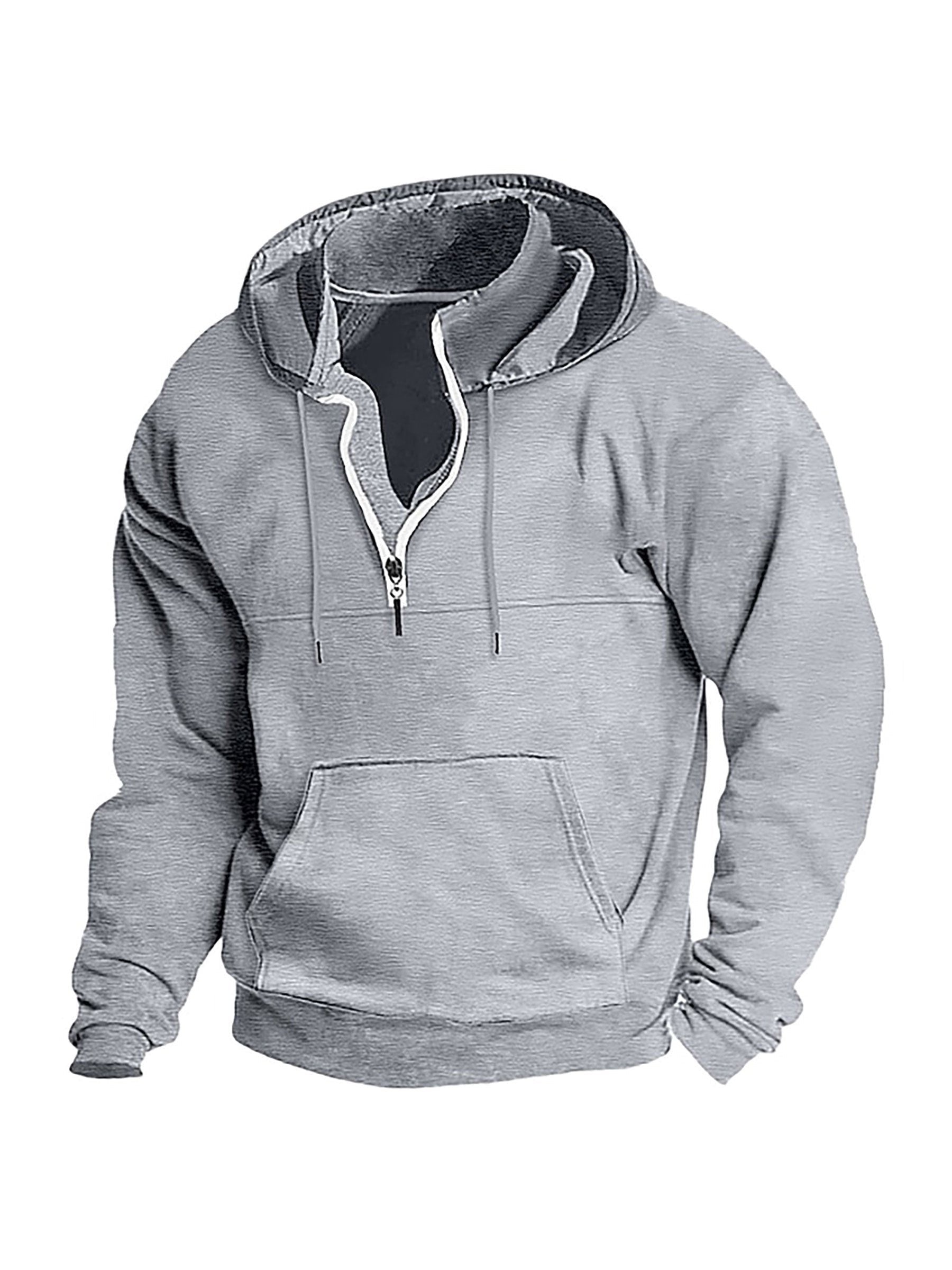 Shane – Hoodie met halve rits