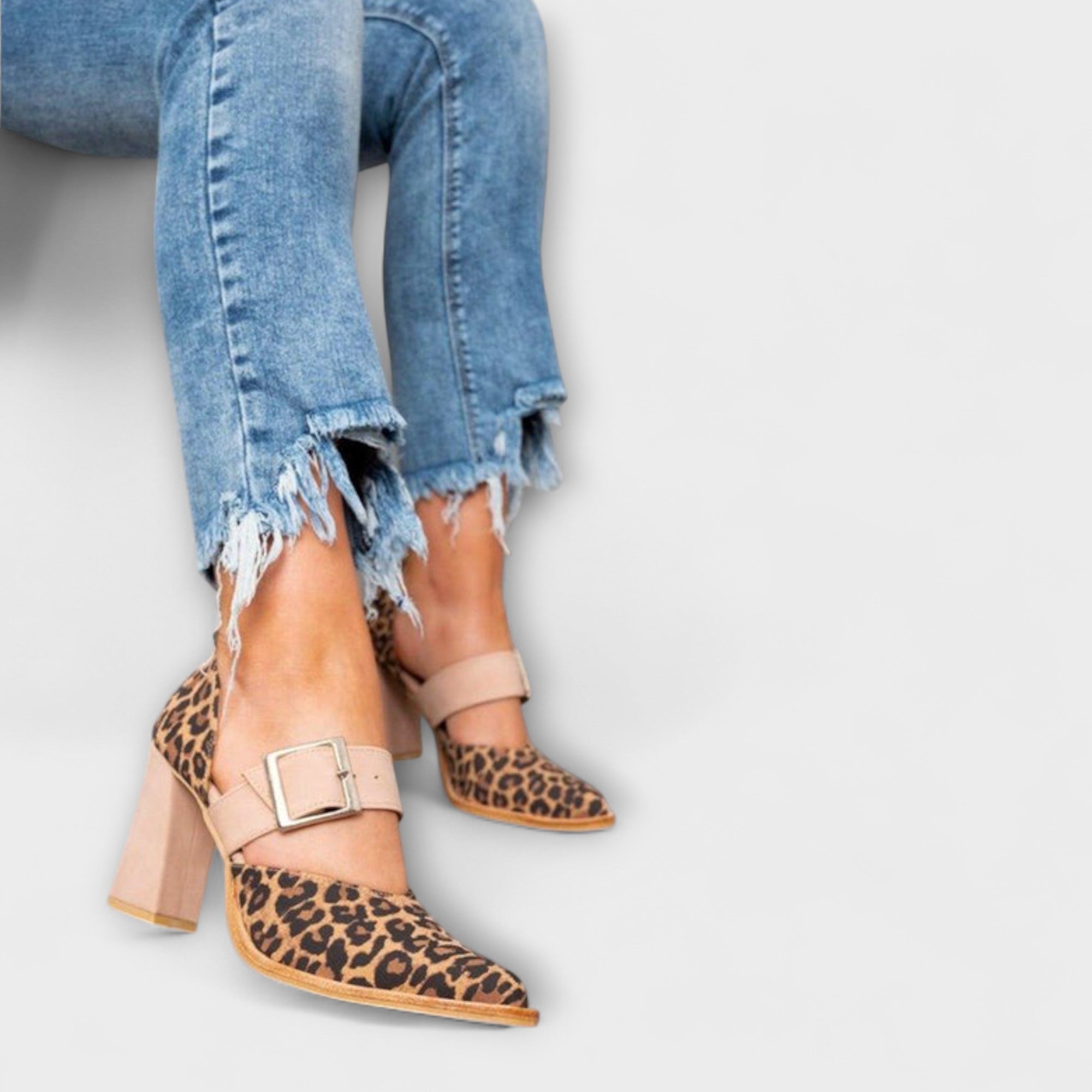 Jessica – Luipaardpatroon Chunky Hakken