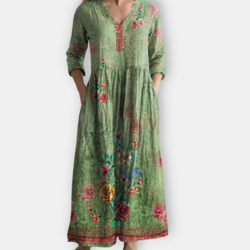 Dorothy - Ontspannen Pasvorm Bold Boho Jurk