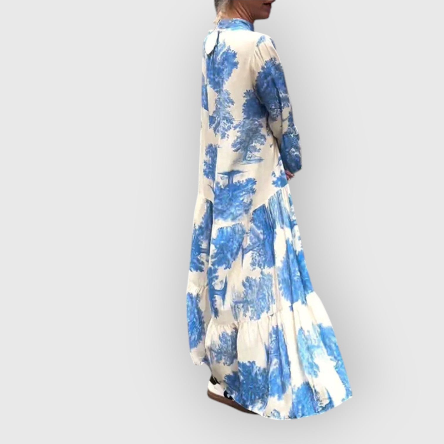 Ella™ – Elegante Jurk met Fijn Motief