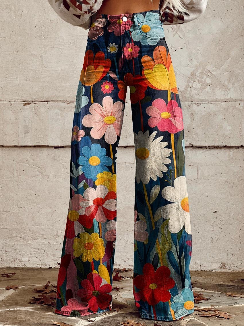Belezza | Pantalon Flower Power