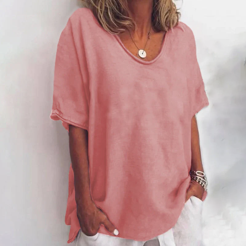 QUINA EN VERSATIELE LINEN BLOUSE