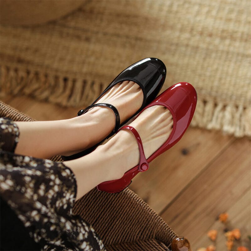 Livy Leren Mary Janes
