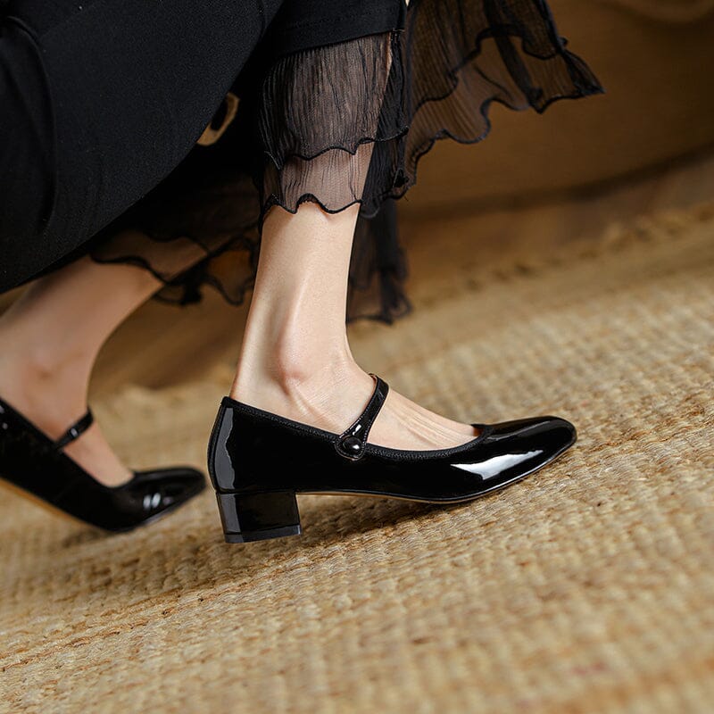Livy Leren Mary Janes