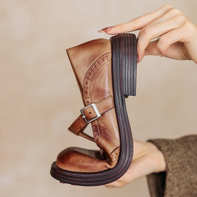 Risla Leren Mary Janes