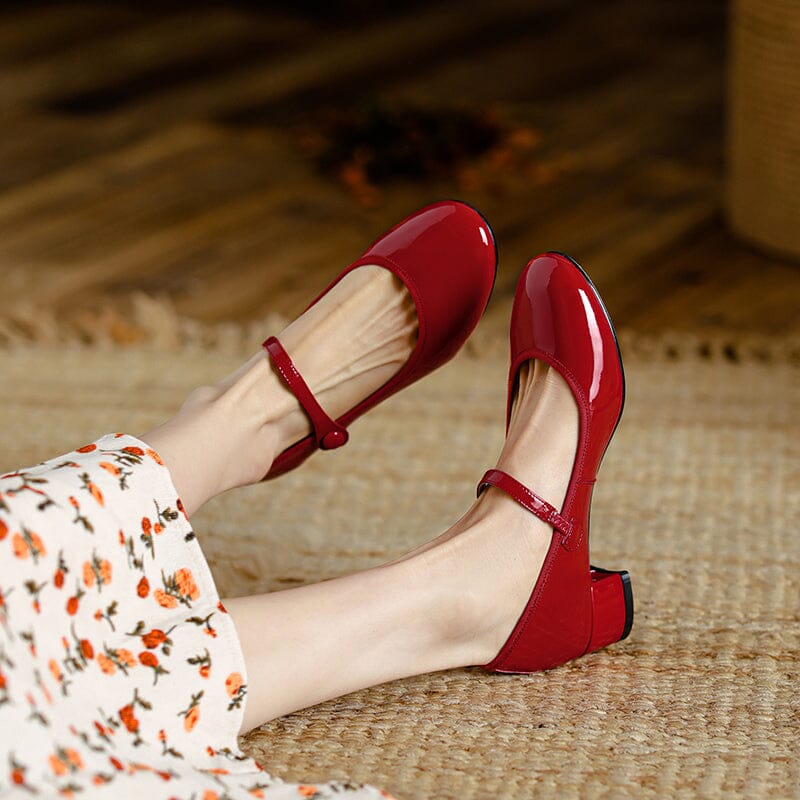 Livy Leren Mary Janes