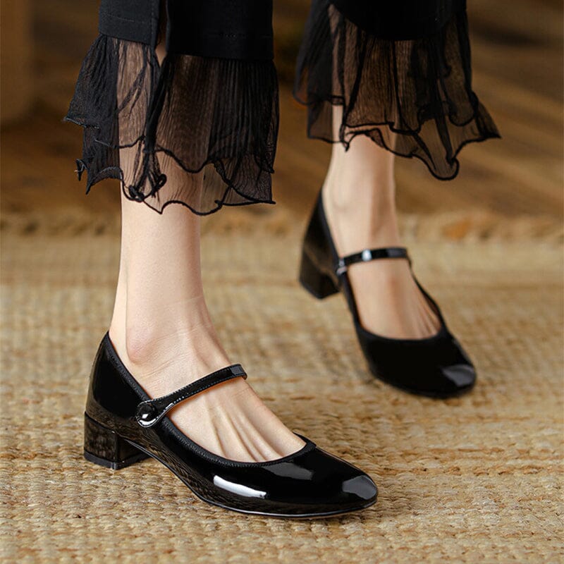 Livy Leren Mary Janes