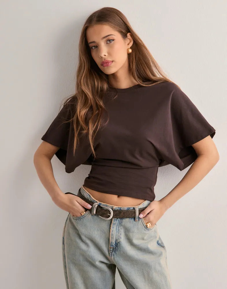 FLOREVA™ | TOP MET WIJDE MOUWEN